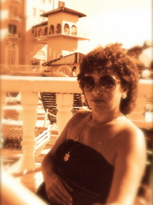 Mom at the Pink Hotel