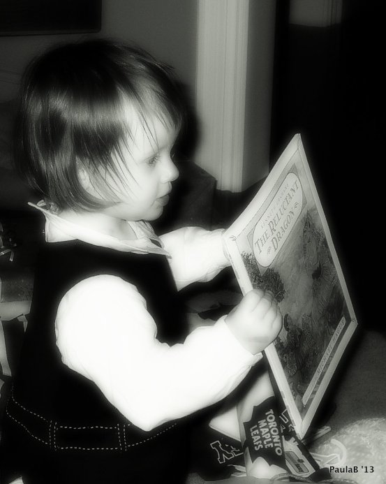 Niece with Storybook