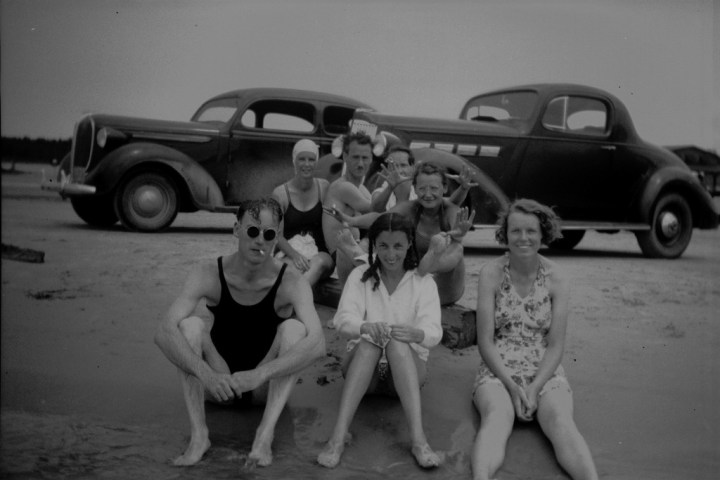 Grandma At The Beach