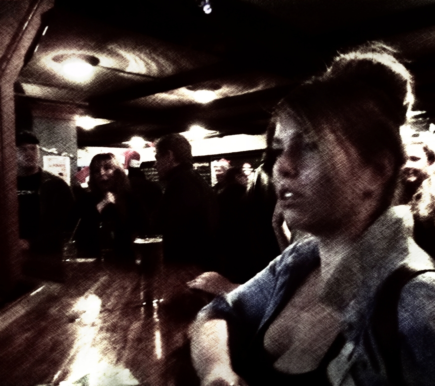 Girl at the bar