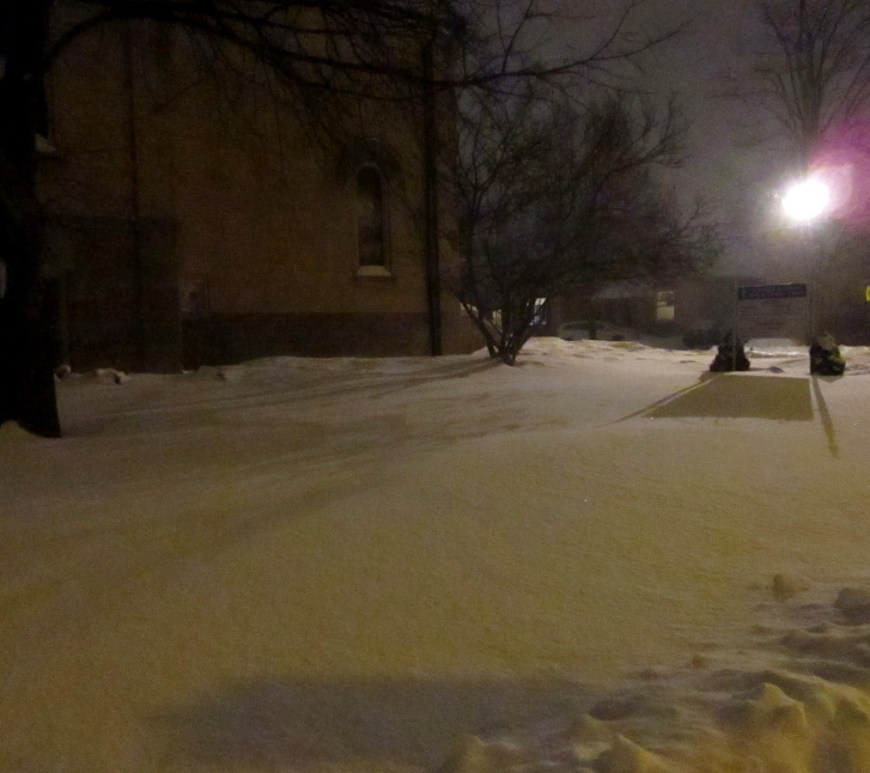 Snowy night in London - February 4th, 2015 - thetemenosjournal.com