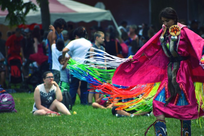 dancers on the green