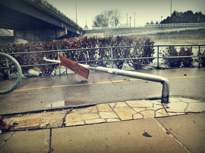 Harris Park - London Ontario - Feb 23rd, 2018 - After the Thames River flood - thetemenosjournal.com