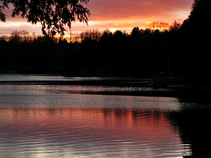 Irish Lake At Sunset - thetemenosjournal.com