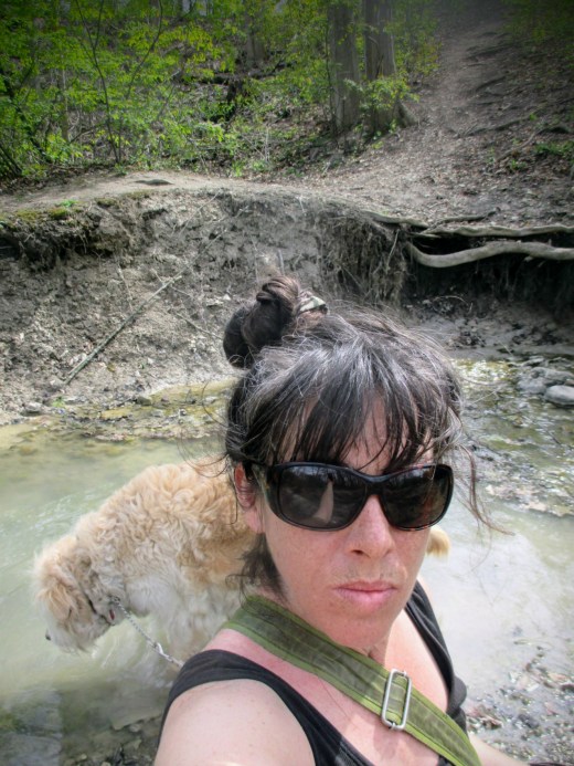 in the woods selfie - thetemenosjournal.com