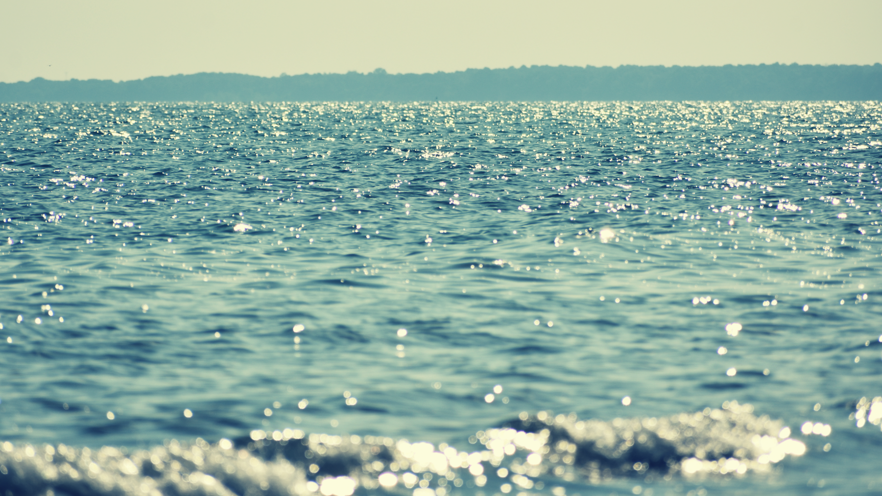 Lake Erie sparkling in the sun