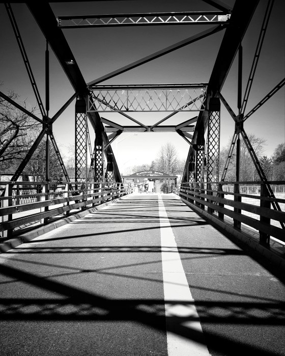 Blackfriars wrought iron bridge 